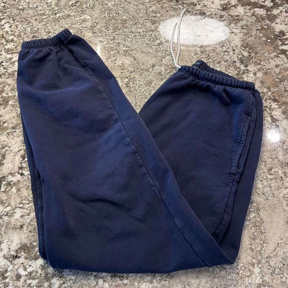 Brandy‎ Melville Rosa Navy Blue Sweatpants Joggers Y2K One Size
